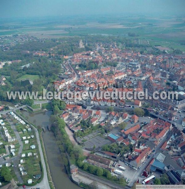 Photo aérienne de Bergues