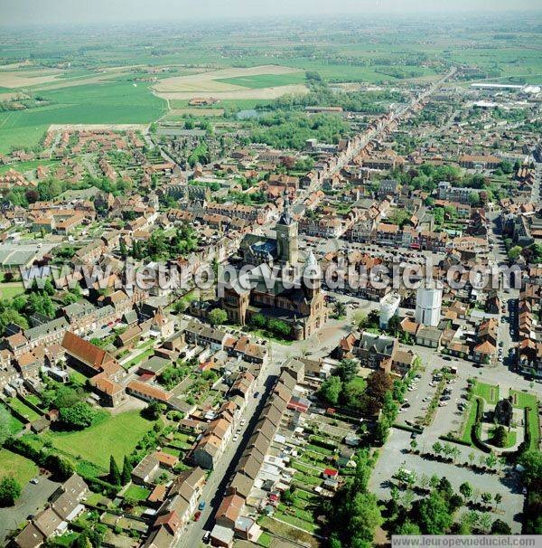 Photo aérienne de Bailleul