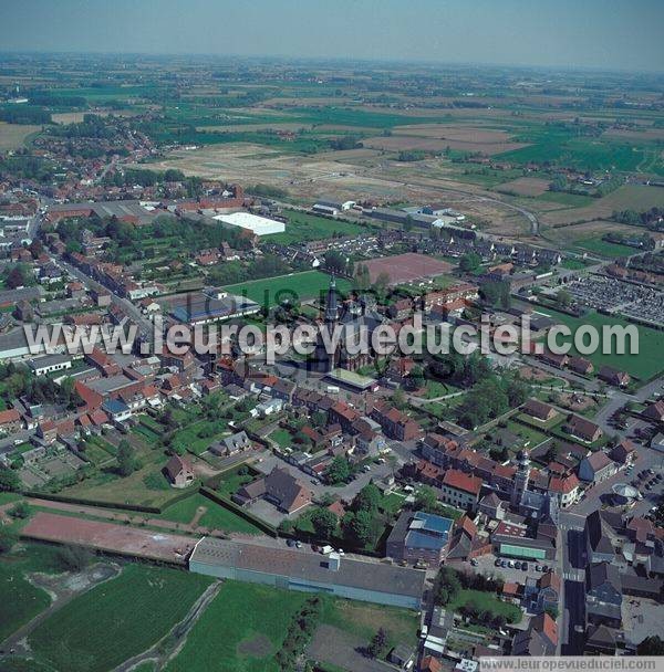 Photo aérienne de La Gorgue