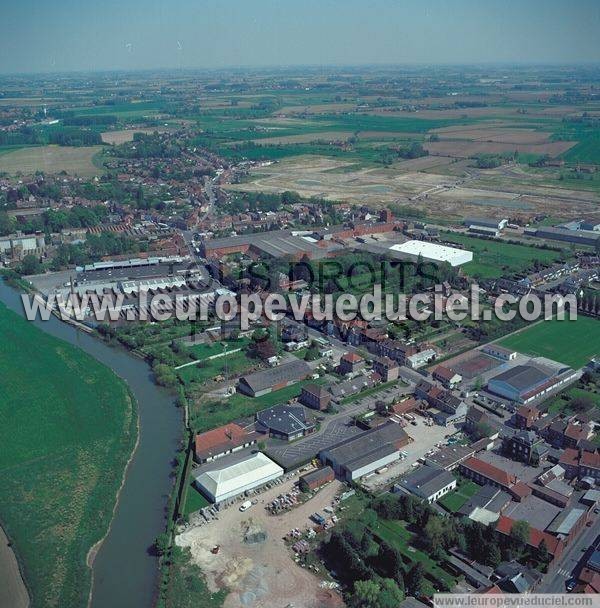 Photo aérienne de La Gorgue