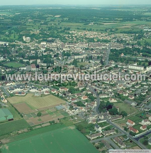 Photo aérienne de Falaise