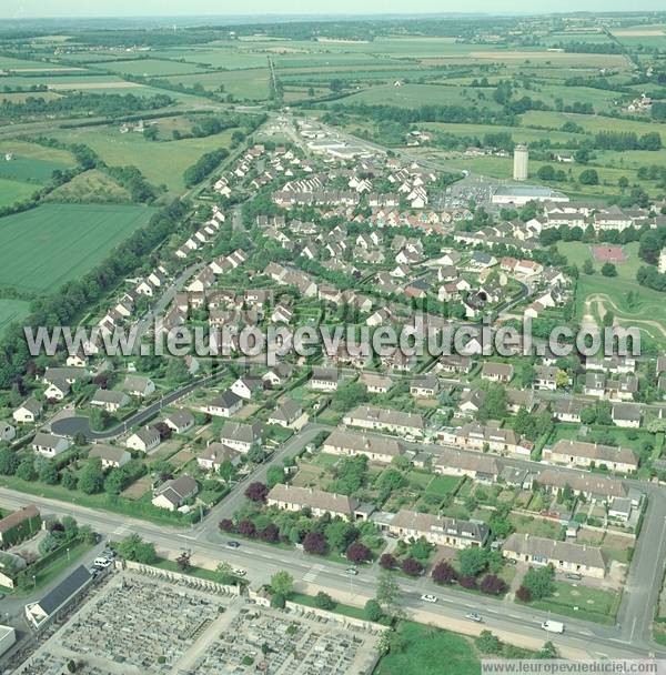 Photo aérienne de Falaise