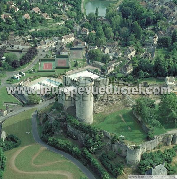 Photo aérienne de Falaise