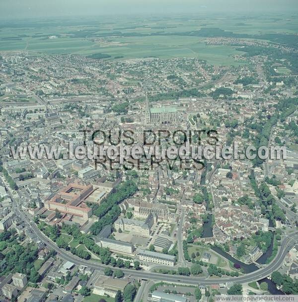 Photo aérienne de Chartres