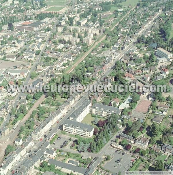 Photo aérienne de Lisieux