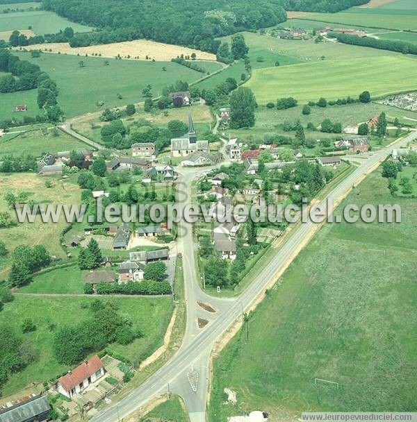 Photo aérienne de Haudricourt