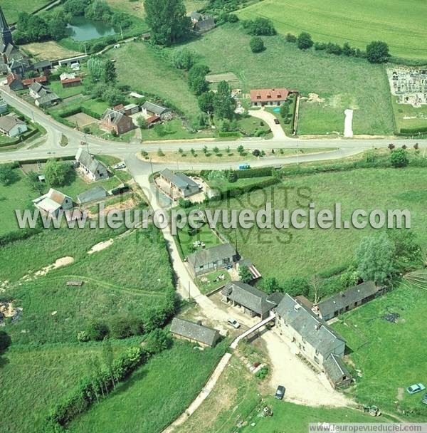 Photo aérienne de Haudricourt