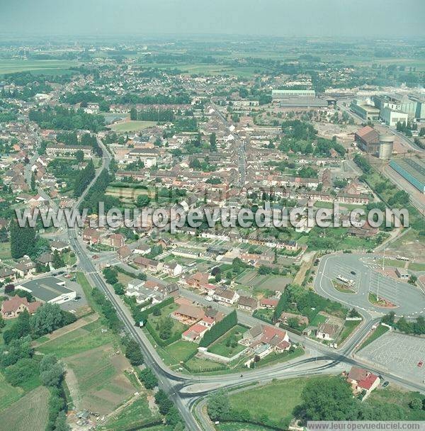 Photo aérienne de Isbergues