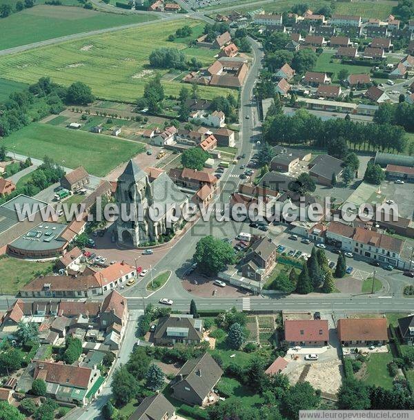 Photo aérienne de Isbergues