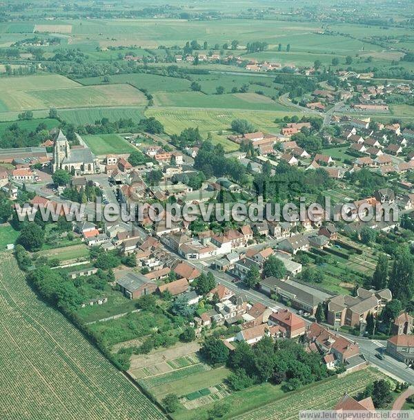 Photo aérienne de Isbergues