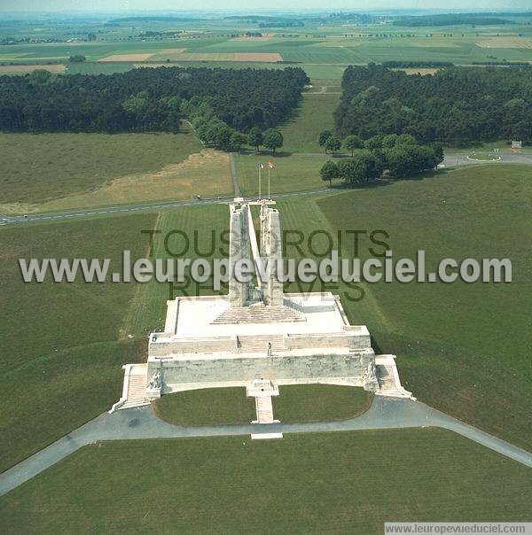 Photo aérienne de Vimy