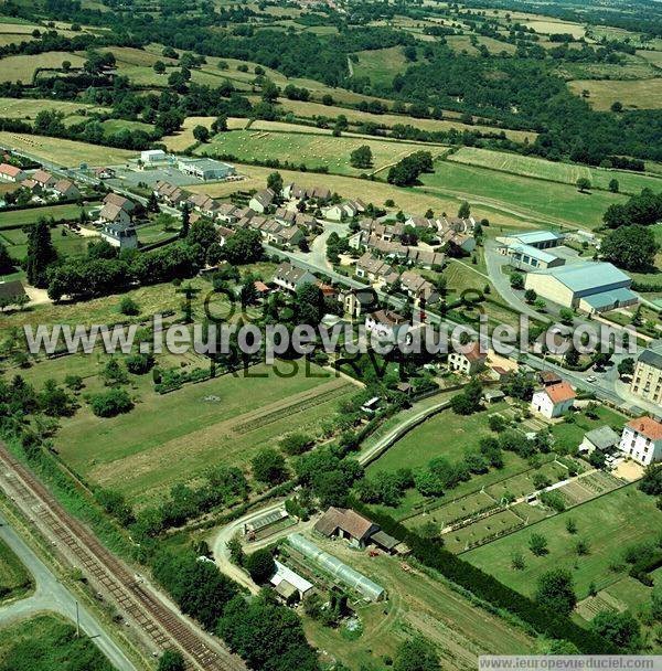 Photo aérienne de Huriel