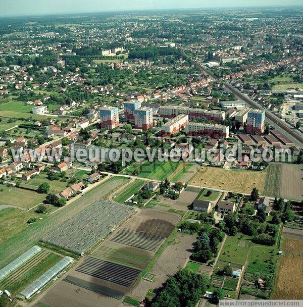 Photo aérienne de Moulins