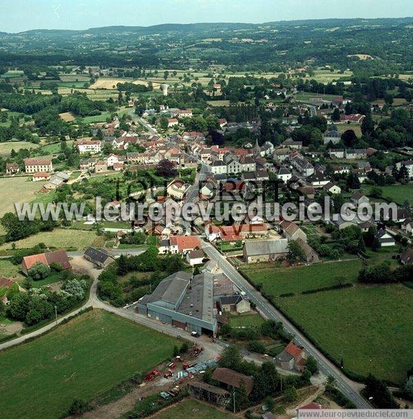Photo aérienne de Marcillat-en-Combraille