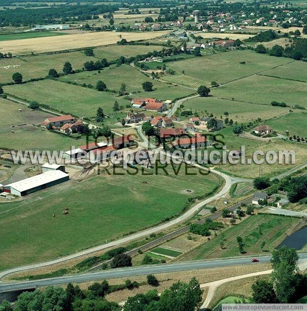 Photo aérienne de Saint-Victor