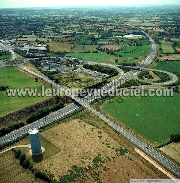 Photo aérienne de Montmarault