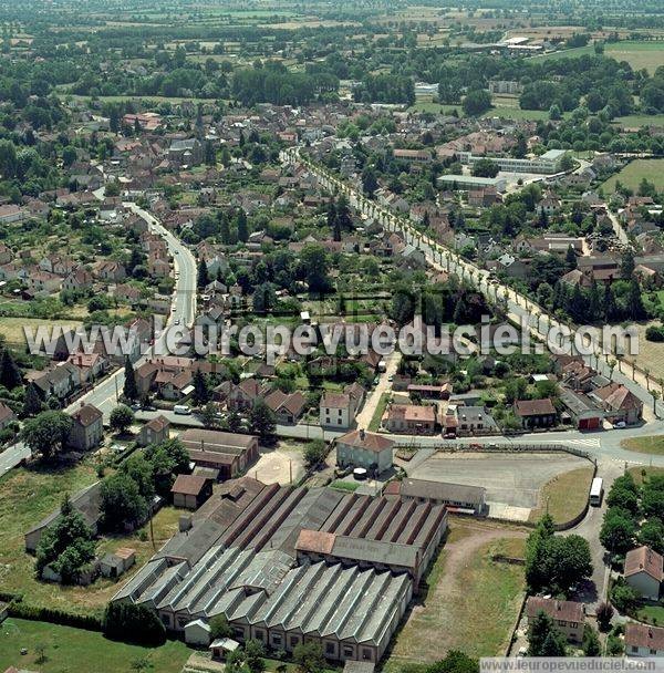 Photo aérienne de Cosne-d'Allier