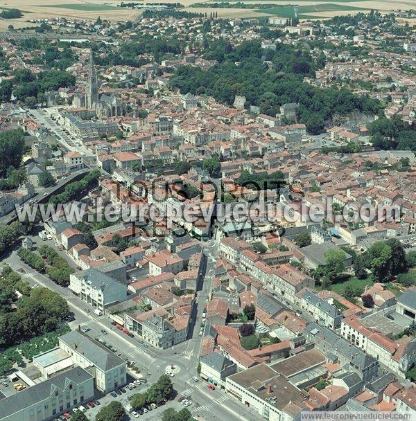 Photo aérienne de Fontenay-le-Comte