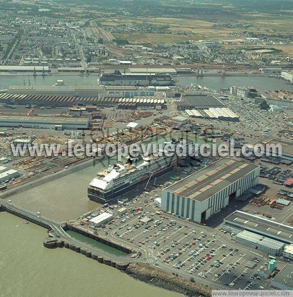 Photo aérienne de Saint-Nazaire