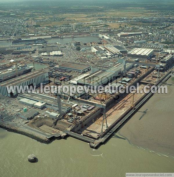 Photo aérienne de Saint-Nazaire