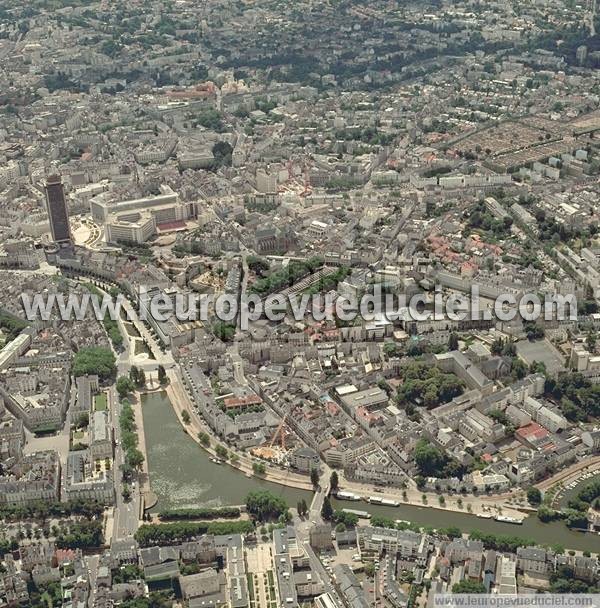 Photo aérienne de Nantes