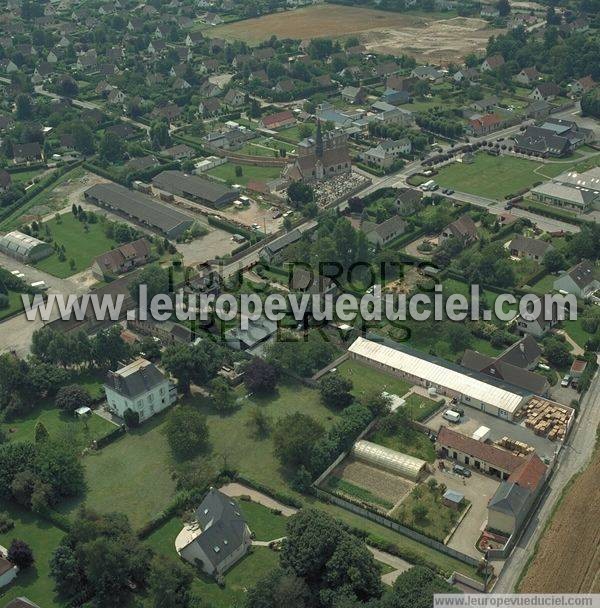 Photo aérienne de Les Authieux-sur-le-Port-Saint-Ouen