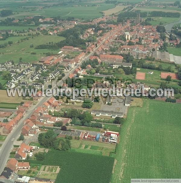 Photo aérienne de Warneton