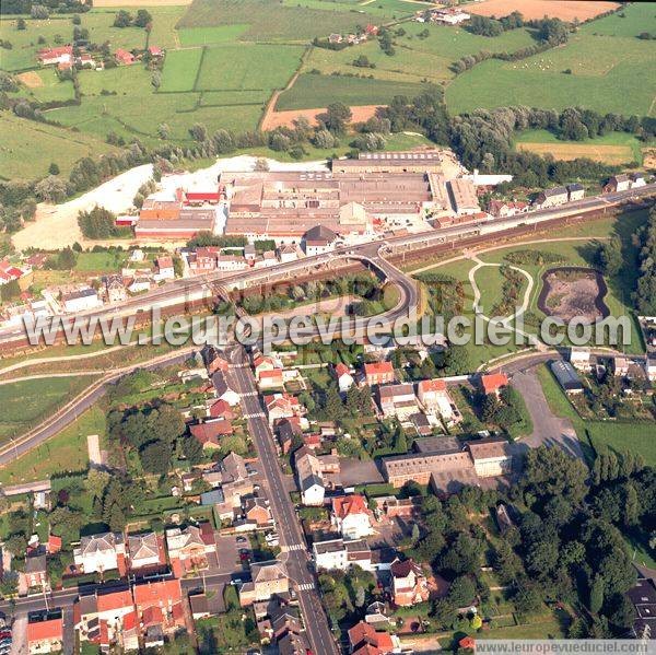 Photo aérienne de Feignies