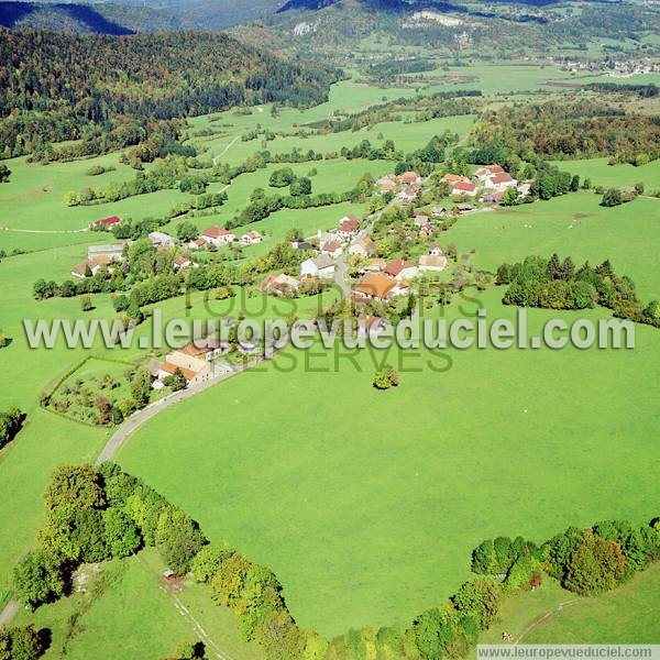 Photo aérienne de Crans