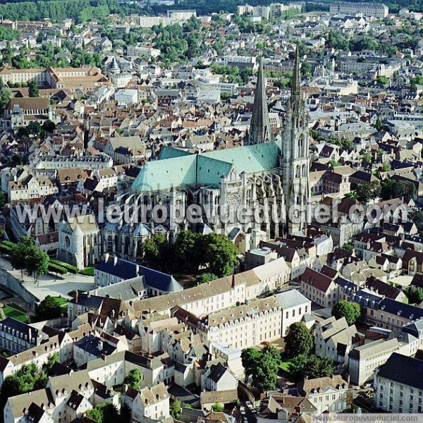 Photo aérienne de Chartres