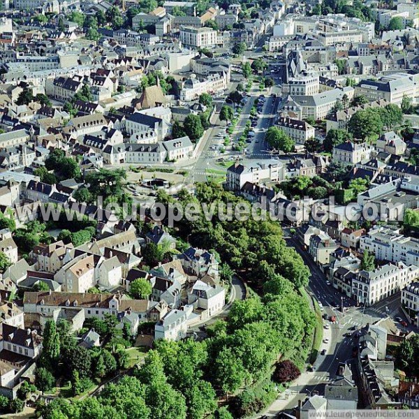 Photo aérienne de Chartres