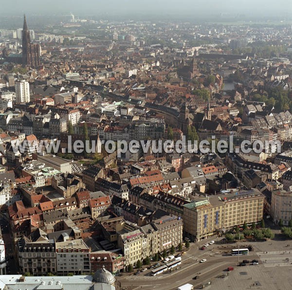 Photo aérienne de Strasbourg