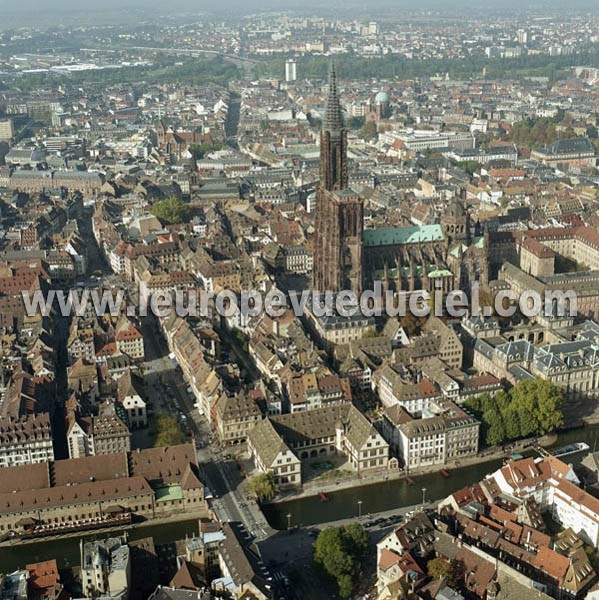 Photo aérienne de Strasbourg