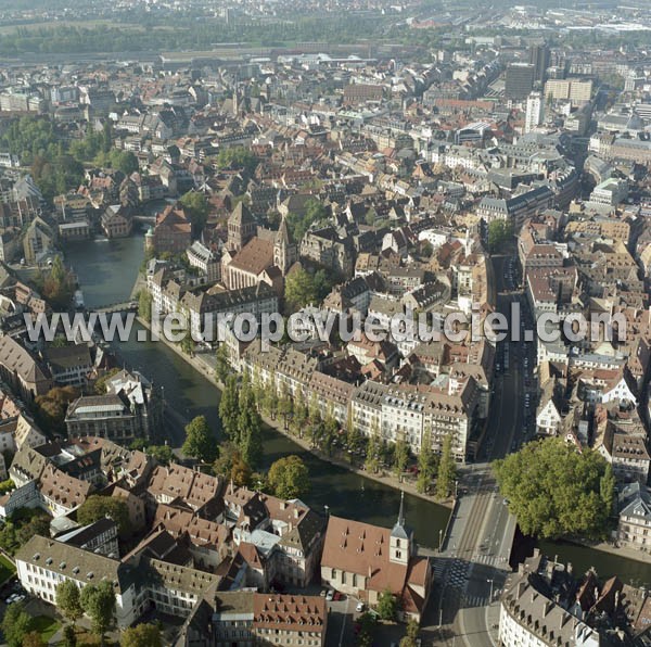 Photo aérienne de Strasbourg