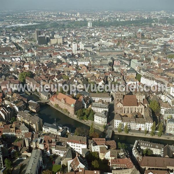 Photo aérienne de Strasbourg