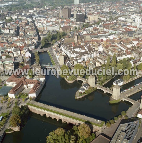 Photo aérienne de Strasbourg