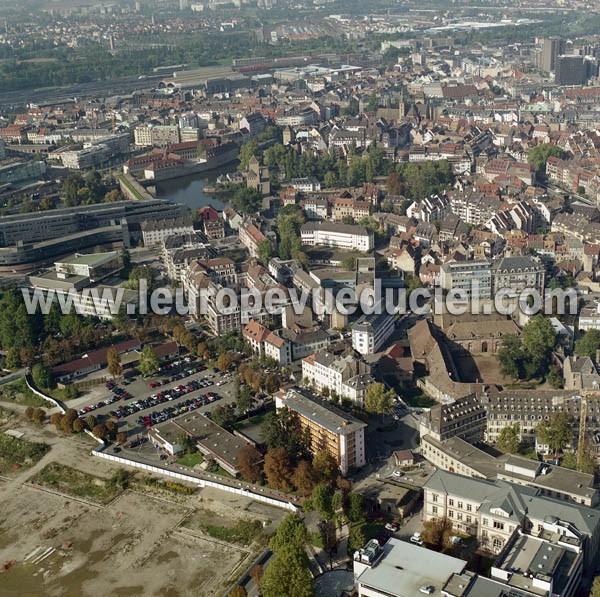 Photo aérienne de Strasbourg