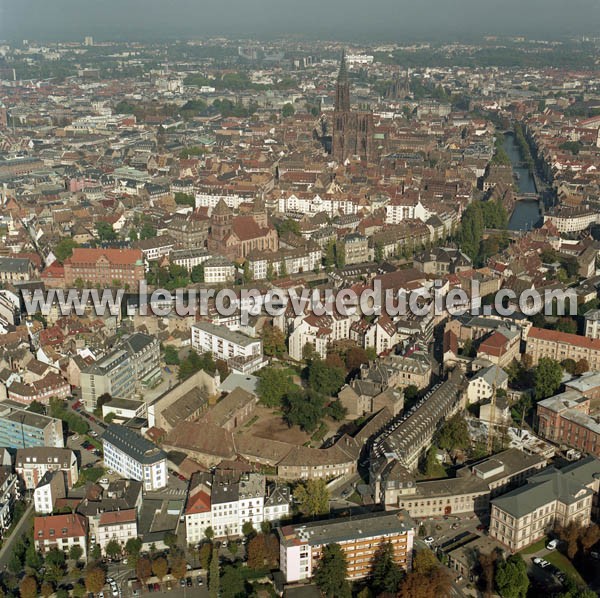 Photo aérienne de Strasbourg