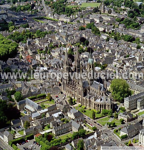 Photo aérienne de Bayeux