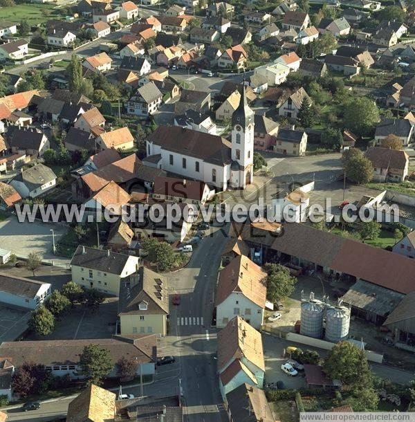 Photo aérienne de Bantzenheim