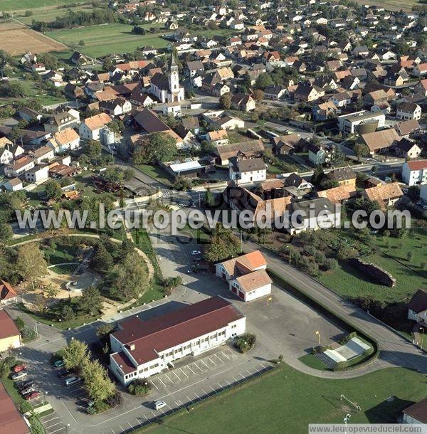 Photo aérienne de Bantzenheim