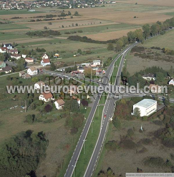 Photo aérienne de Bantzenheim