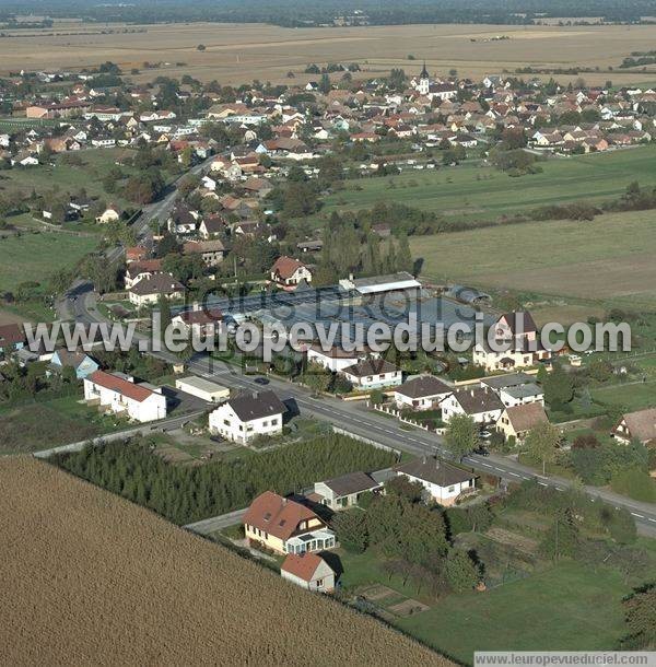 Photo aérienne de Bantzenheim