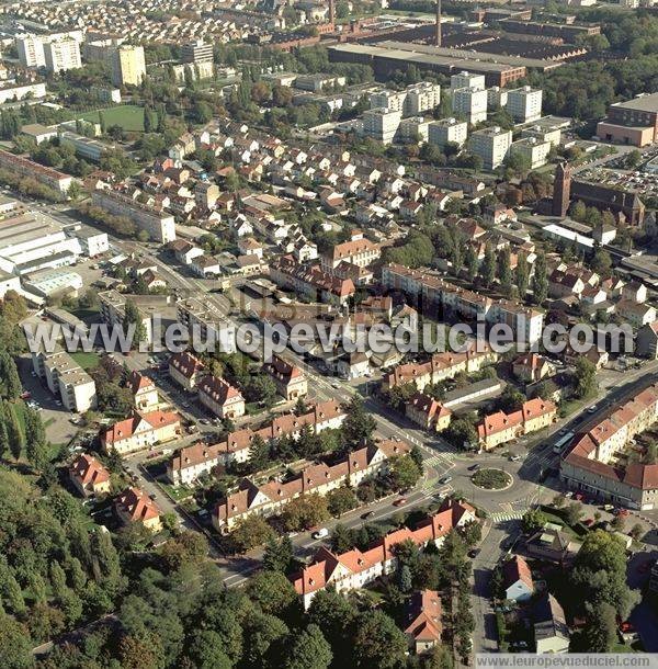 Photo aérienne de Mulhouse