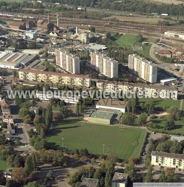 Photo aérienne de Mulhouse