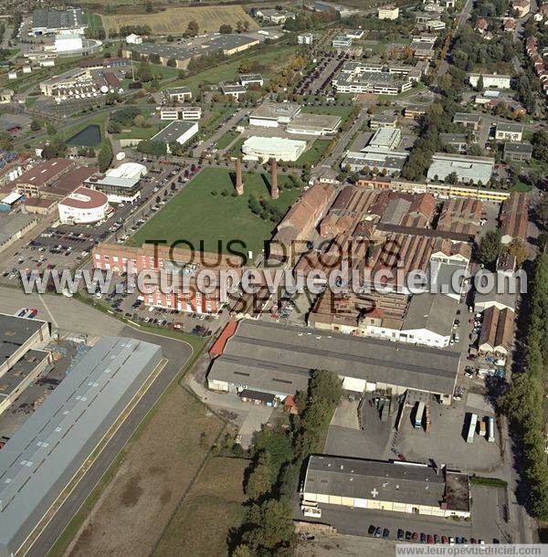 Photo aérienne de Mulhouse