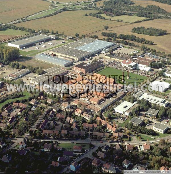 Photo aérienne de Mulhouse