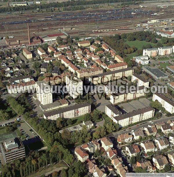 Photo aérienne de Mulhouse