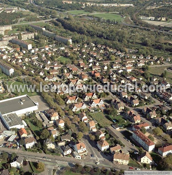 Photo aérienne de Mulhouse