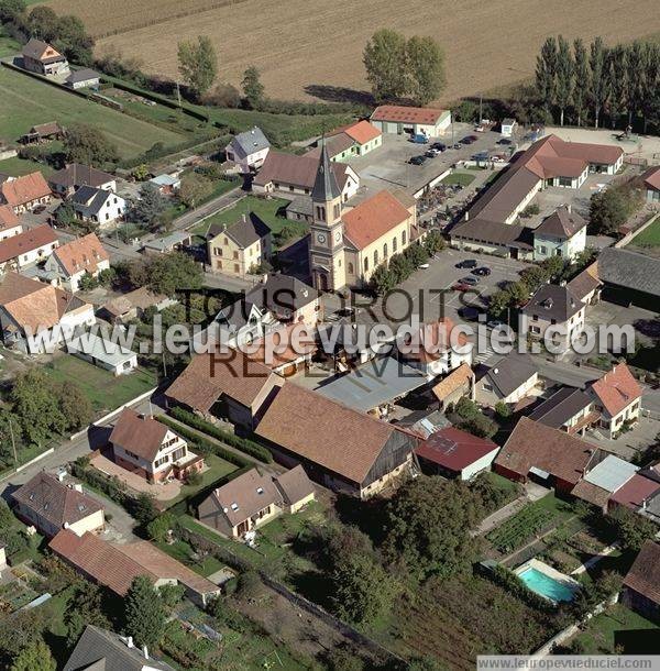 Photo aérienne de Bischwihr